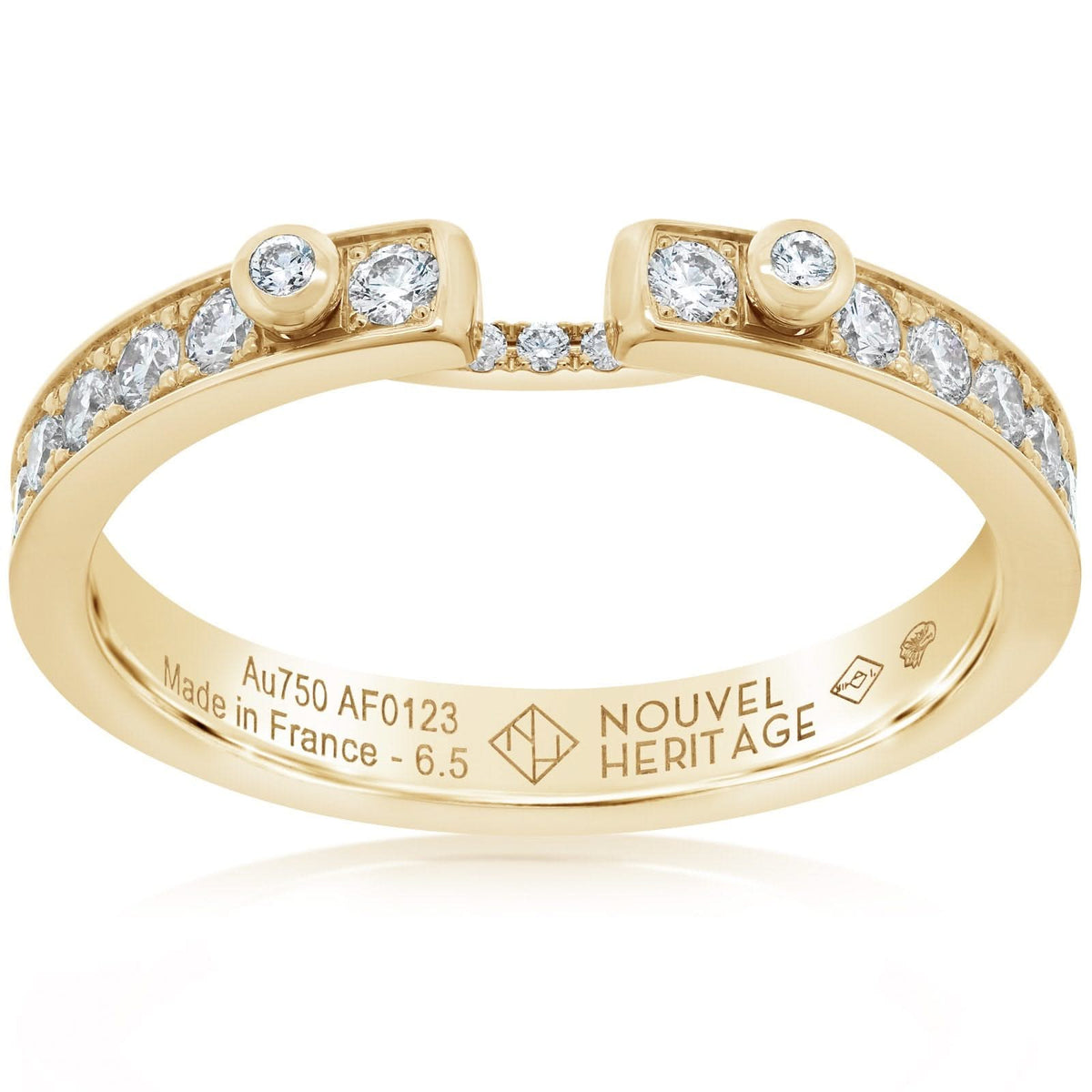 NOUVEL HERITAGE Eternity Tuxedo Mood Diamond Ring