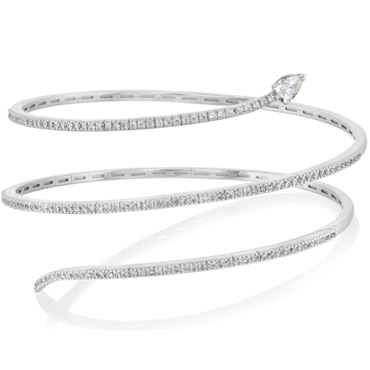 Diamond Coil Bracelet