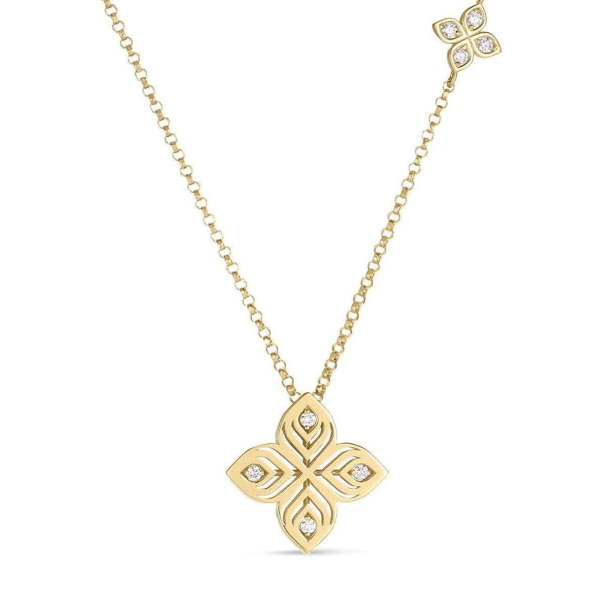 ROBERTO COIN Arabesque Diamond Pendant