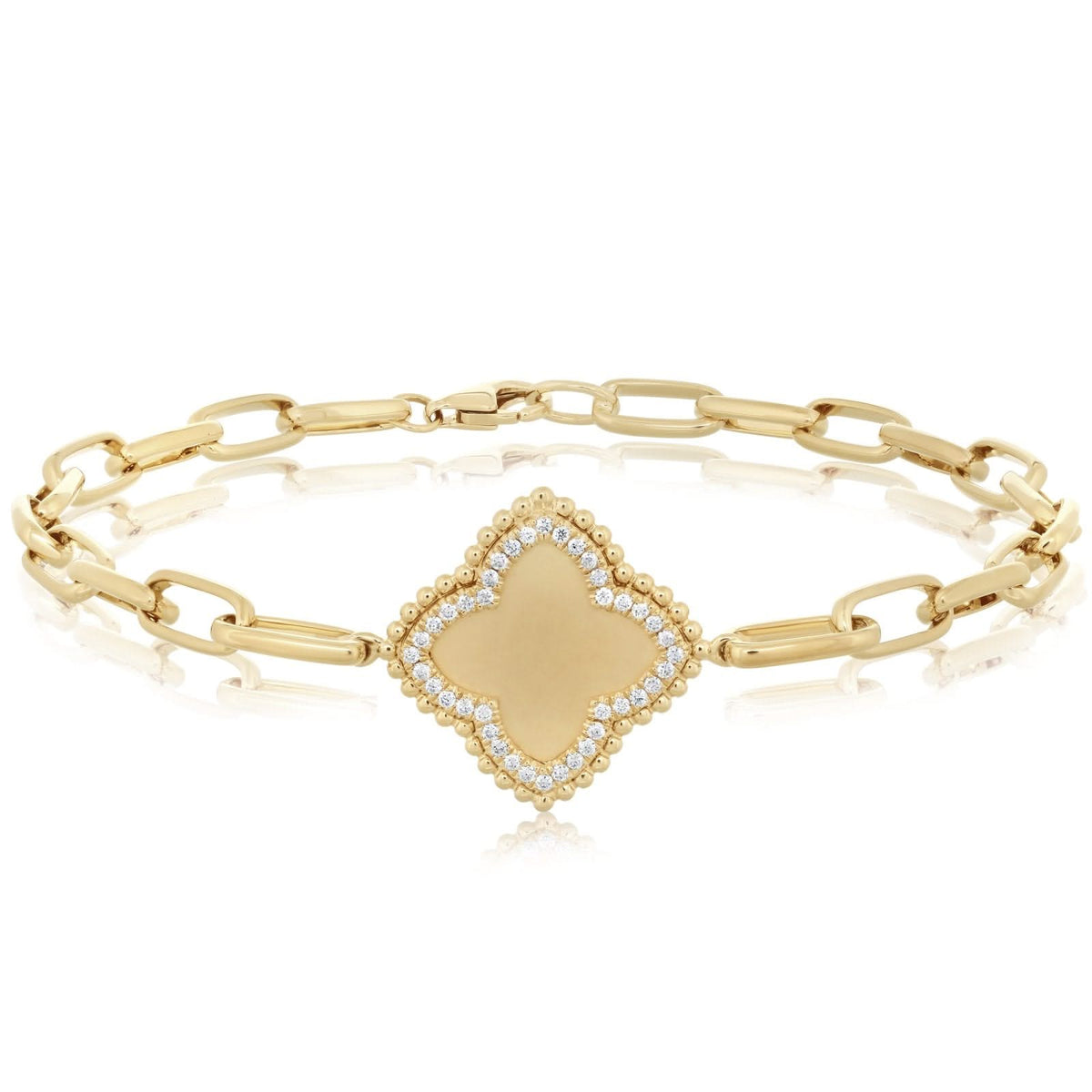 DOVES Diamond Clover Bracelet