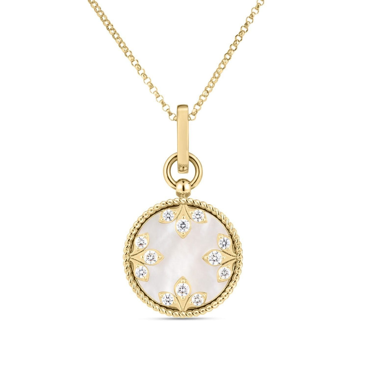 ROBERTO COIN Venetian Princess Small Mother of Pearl Medallion