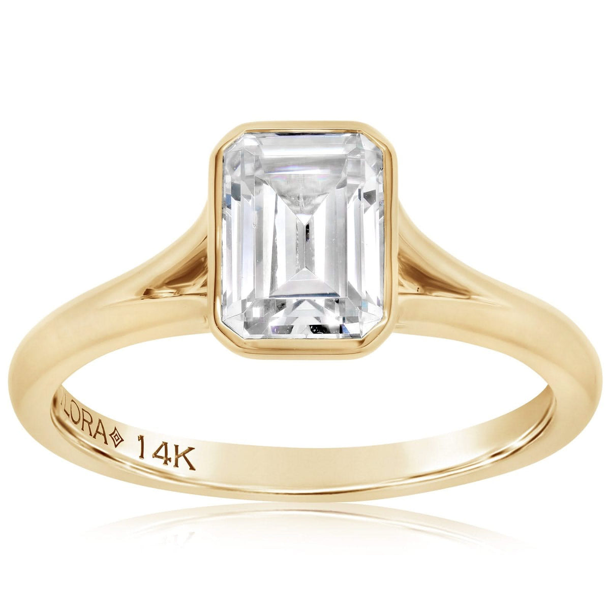 Bezel Solitaire Solitaire Ring Setting