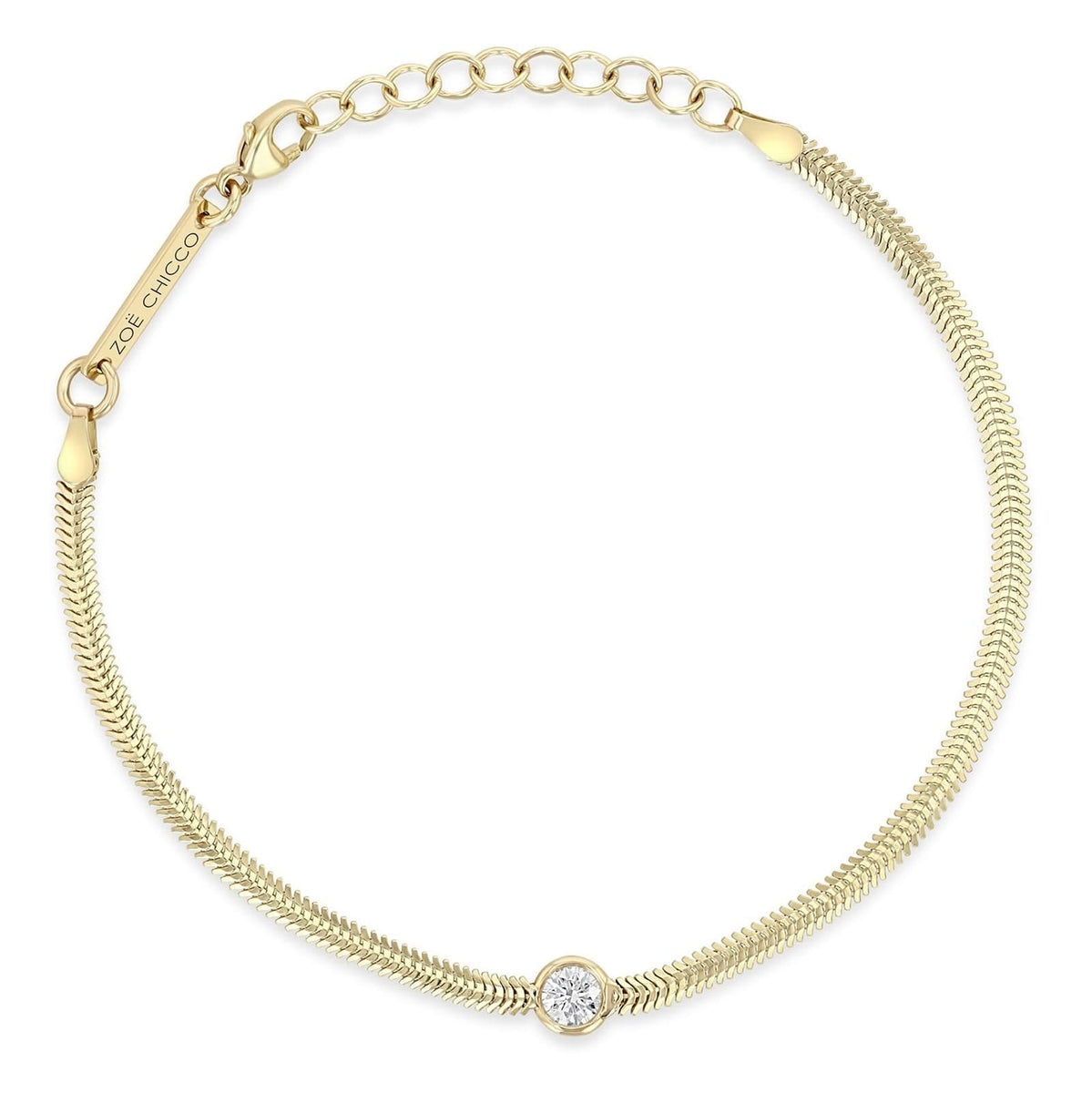 ZOE CHICCO Floating Diamond Bracelet