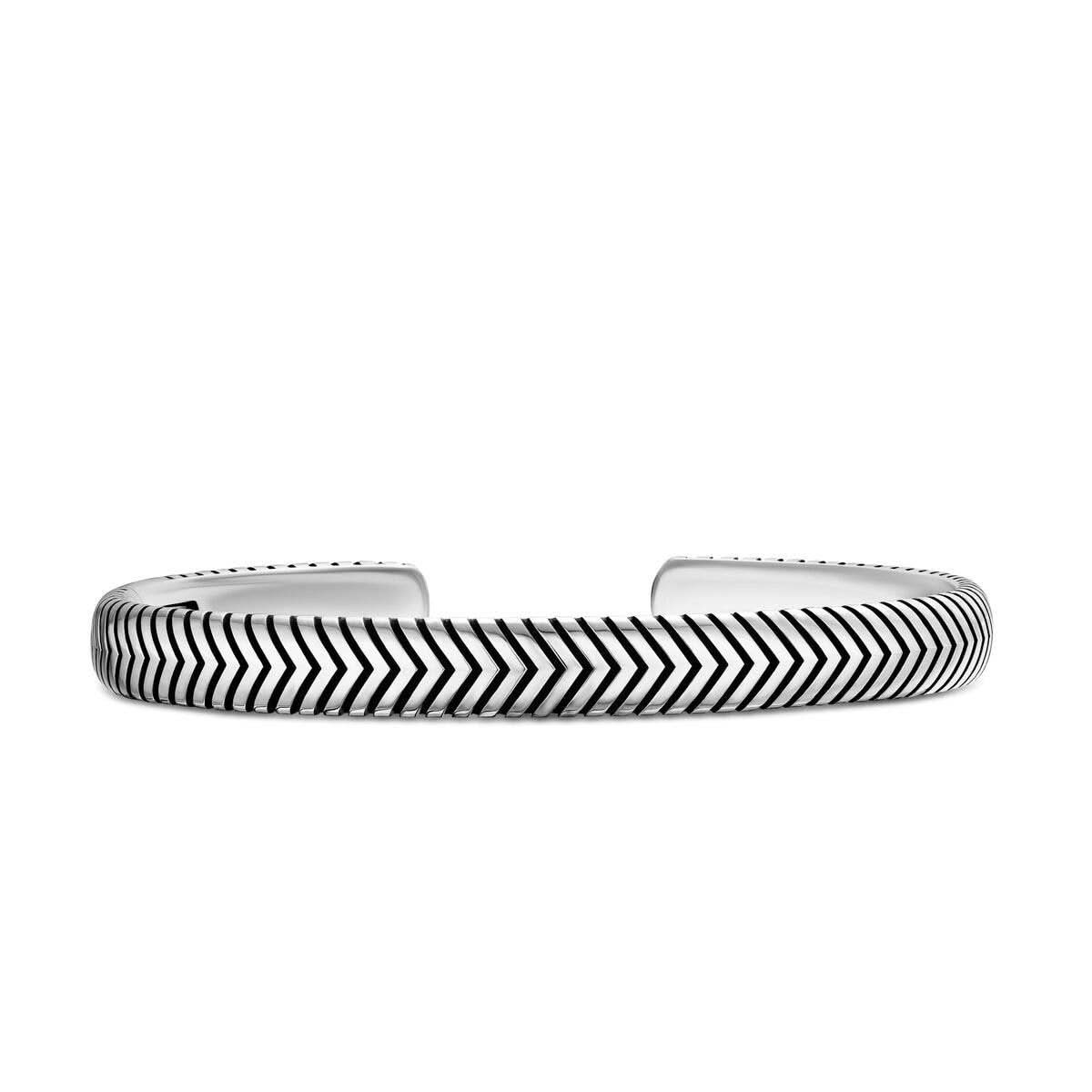 DAVID YURMAN Chevron Cuff Bracelet in Sterling Silver, 8mm