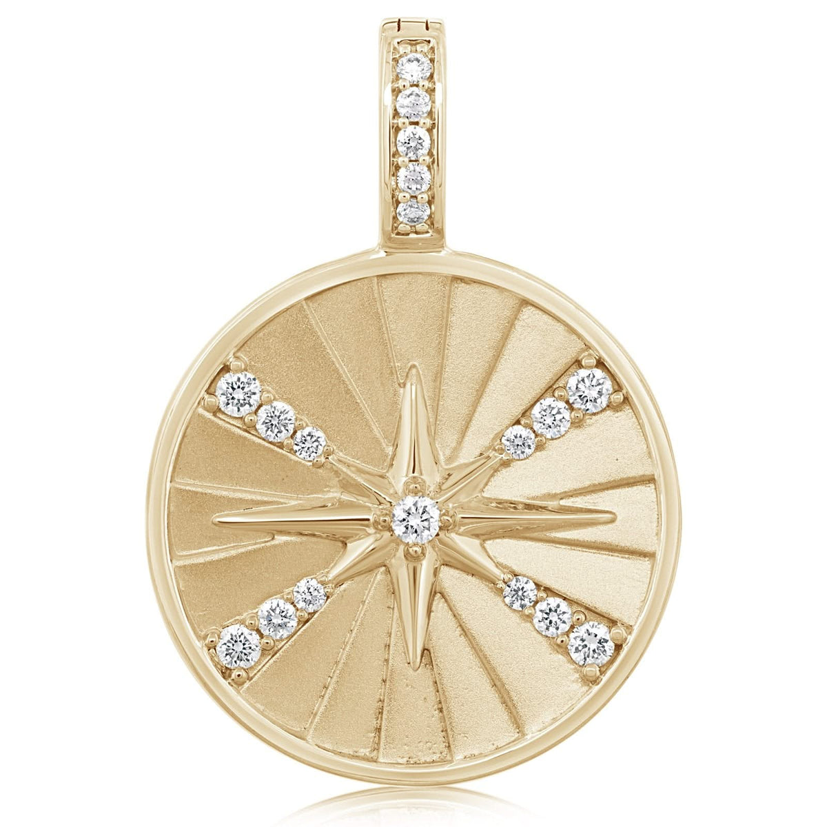 PENNY PREVILLE Diamond Star Medallion Pendant