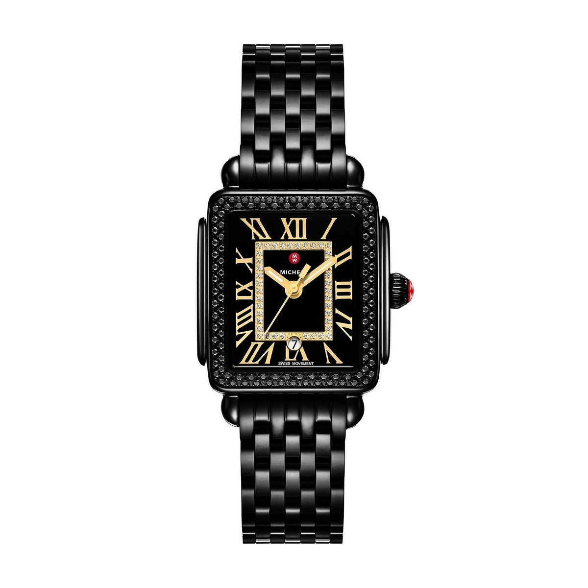 MICHELE Deco Madison Mid Noir 29mm x 31mm Watch