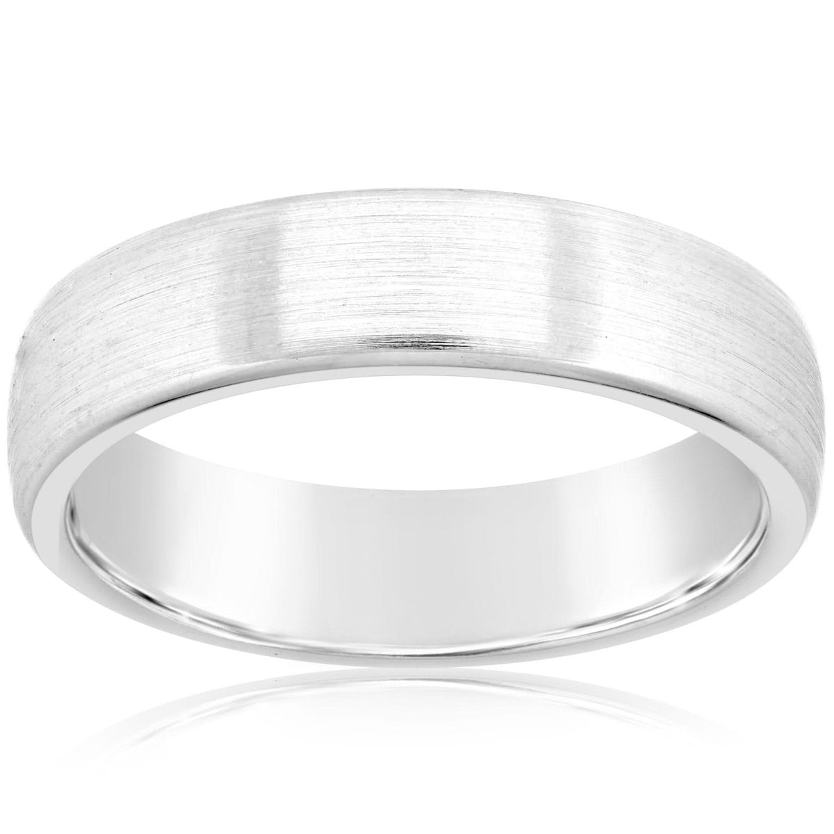 Flat Rolled Edge Wedding Band