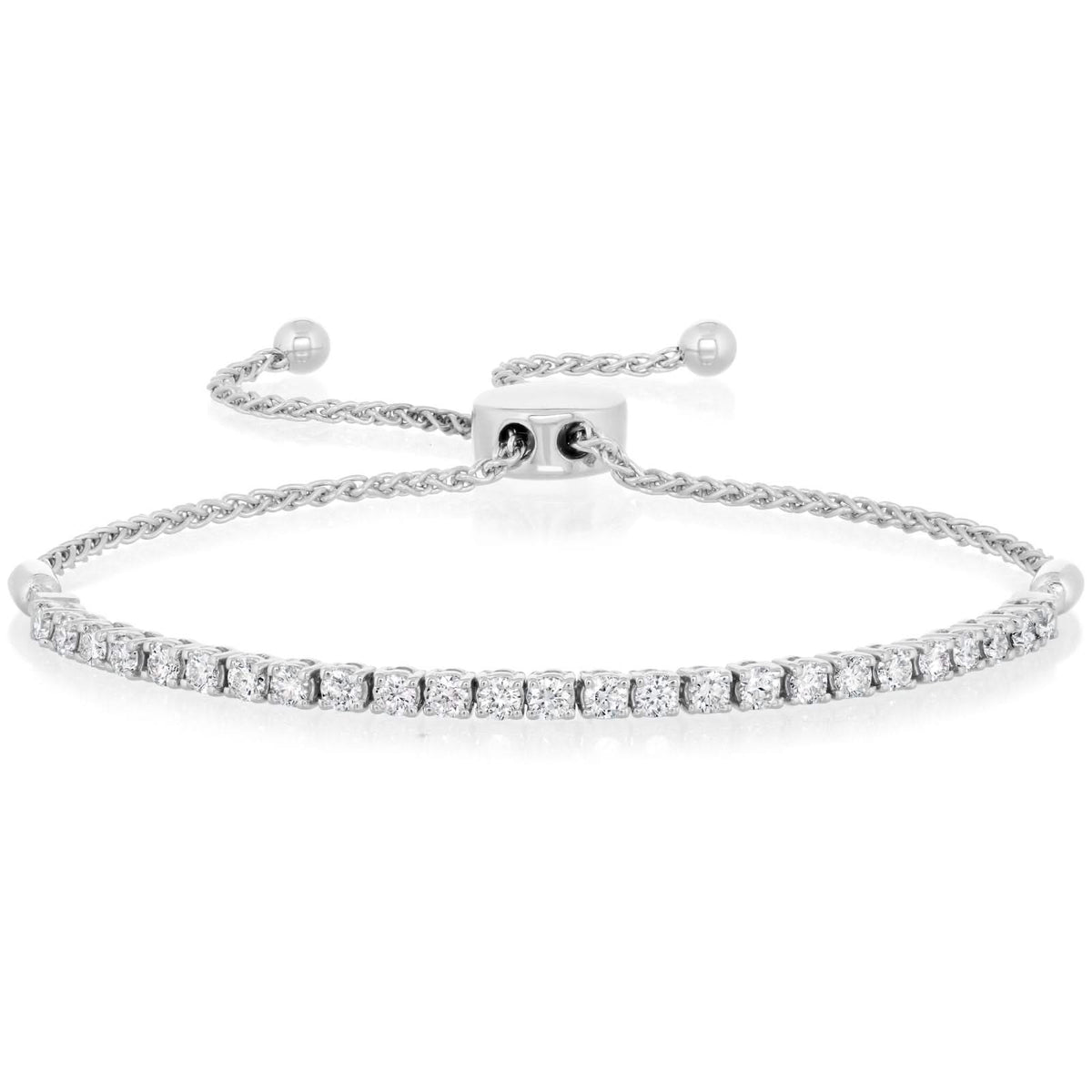 1.00 Carat Diamond Bolo Bracelet