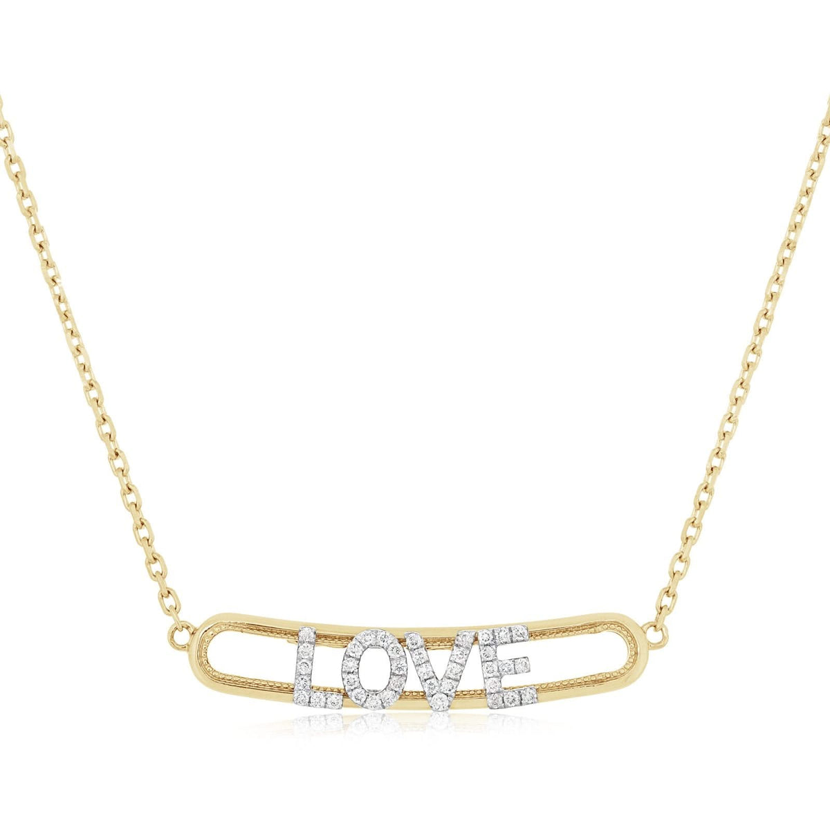 "Love" Slider Necklace