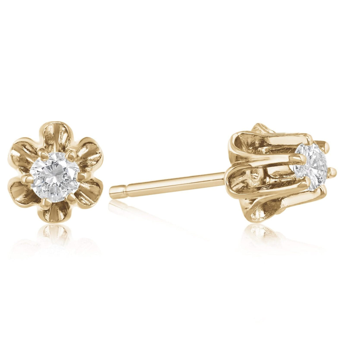Estate Buttercup Diamond Studs