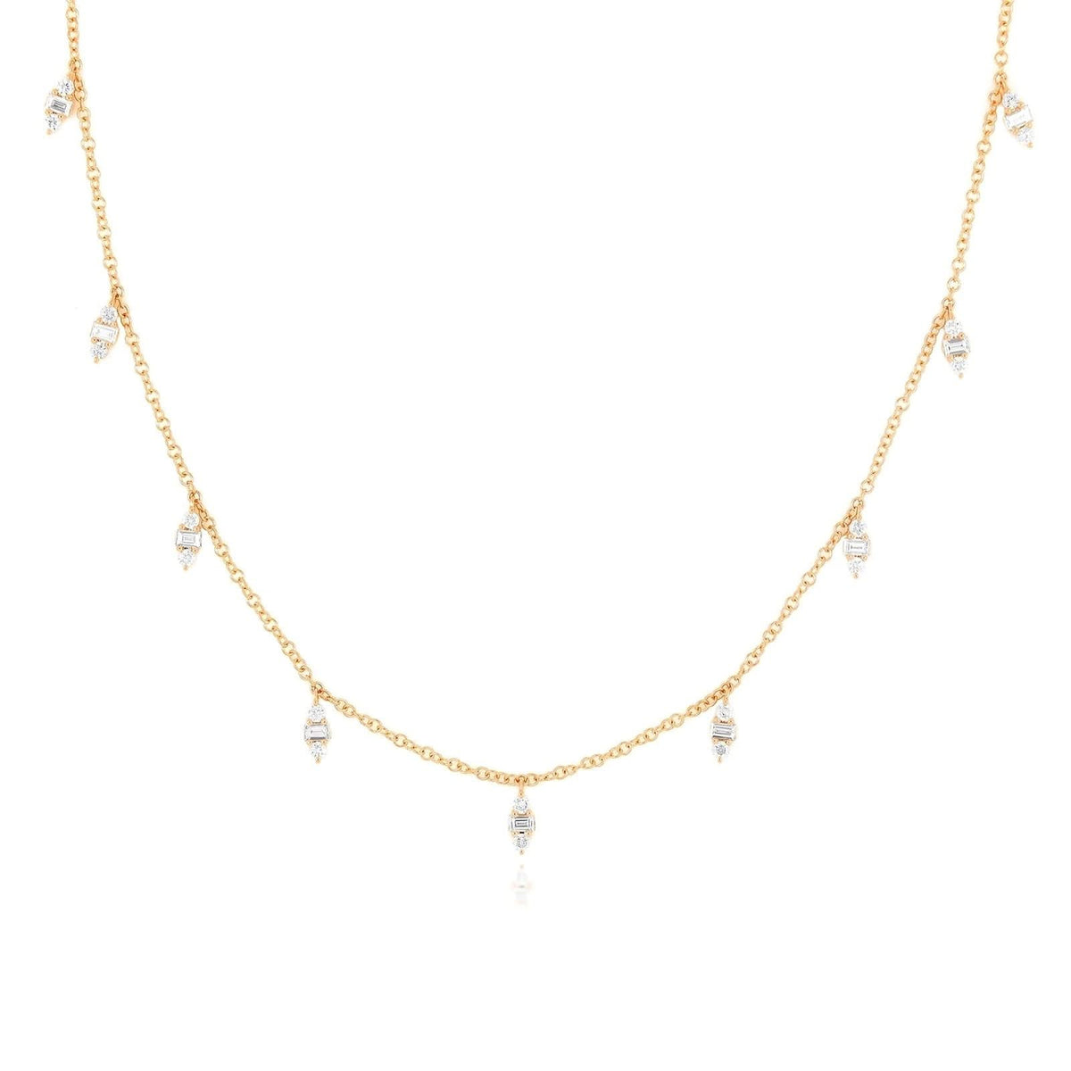 EF COLLECTION Diamond Mia Necklace