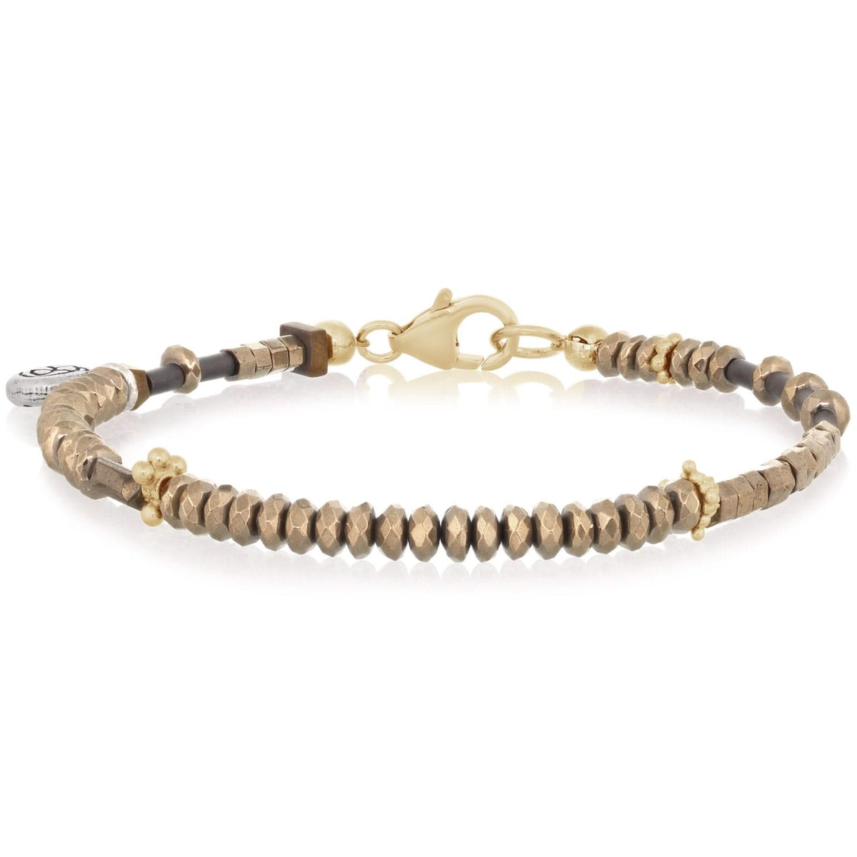 JILL DUZAN Pyrite & Hematite Bracelet
