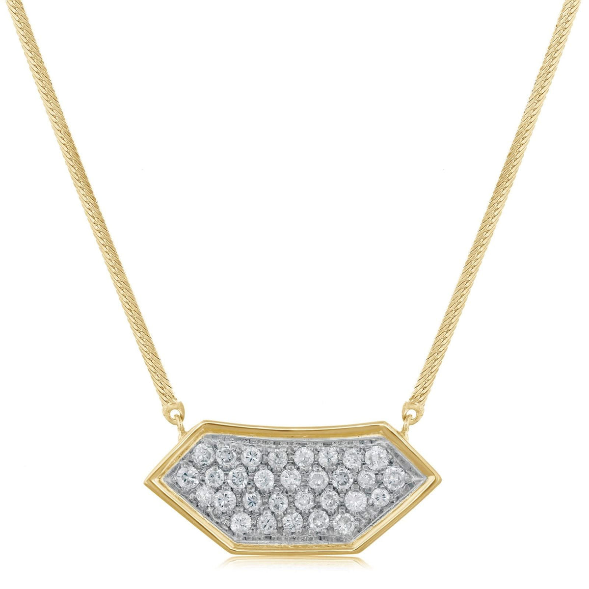 Estate Diamond Pendant Necklace