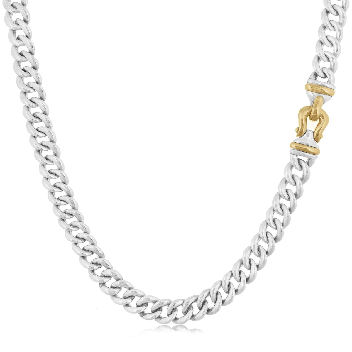 Estate David Yurman 10mm Single Buckle Necklace