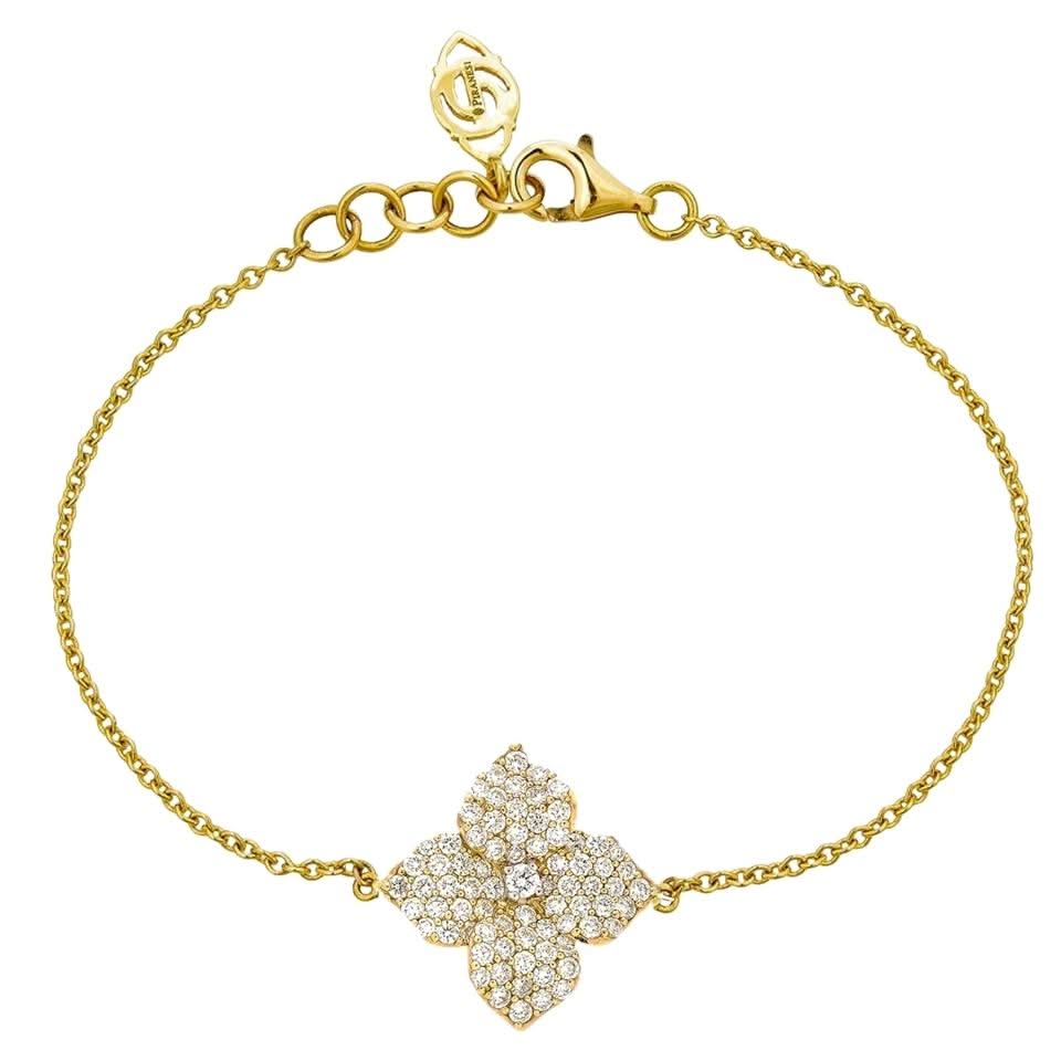PIRANESI Small Diamond Fiore Flower Bracelet