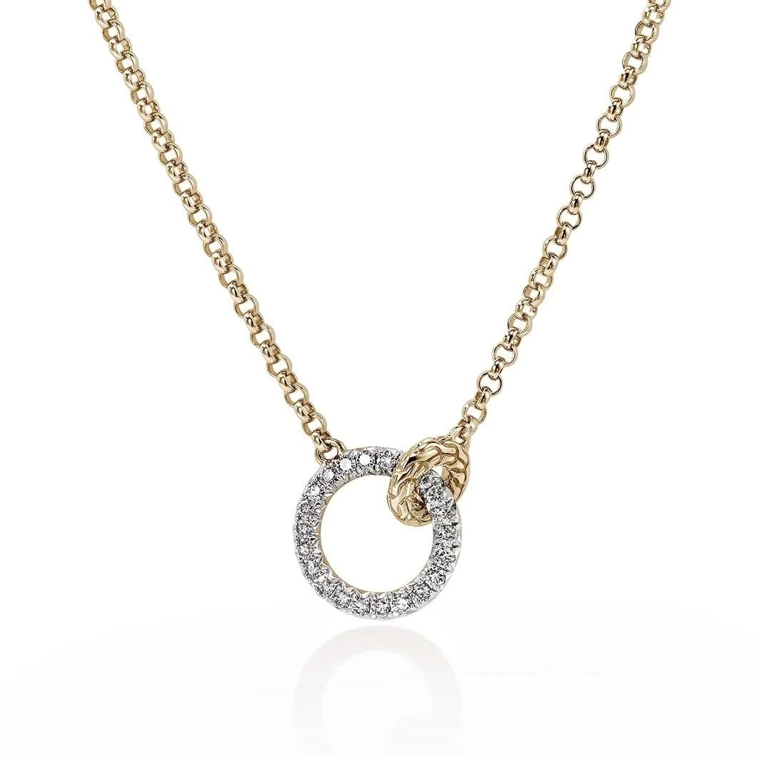 JOHN HARDY Essential Interlinking Diamond Necklace