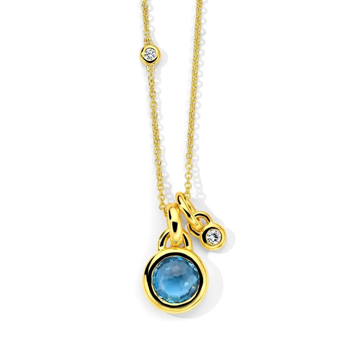 IPPOLITA Lollipop Blue Topaz Pendant Necklace