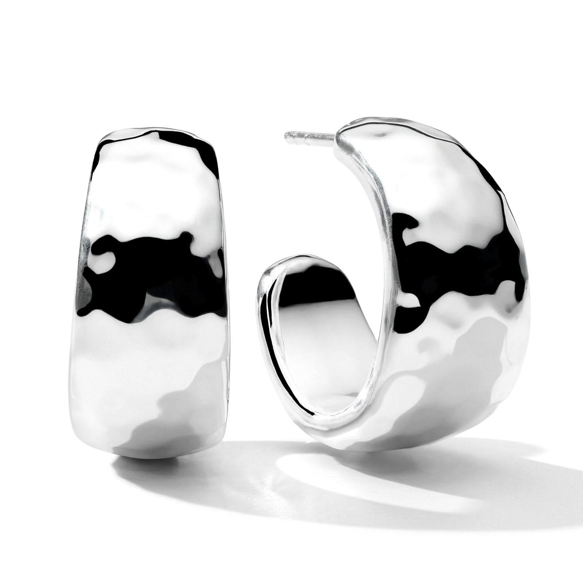 IPPOLITA Classico #1 Hammered Hoops