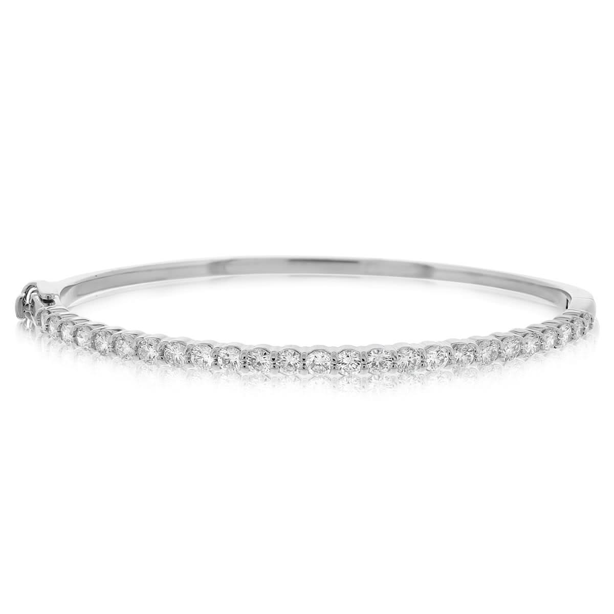 2 Carat Diamond Bangle Bracelet