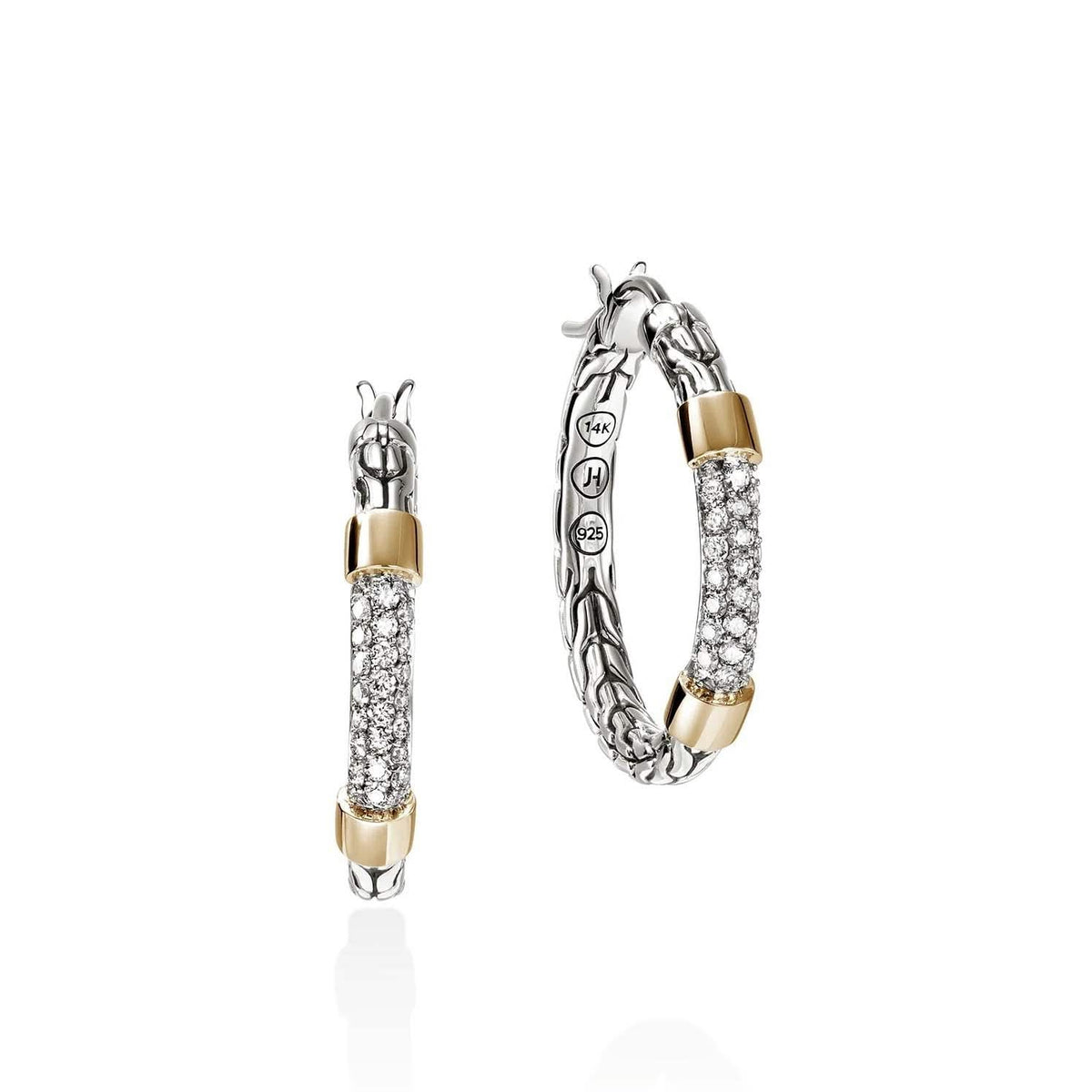 JOHN HARDY Essential 23mm Diamond Hoops