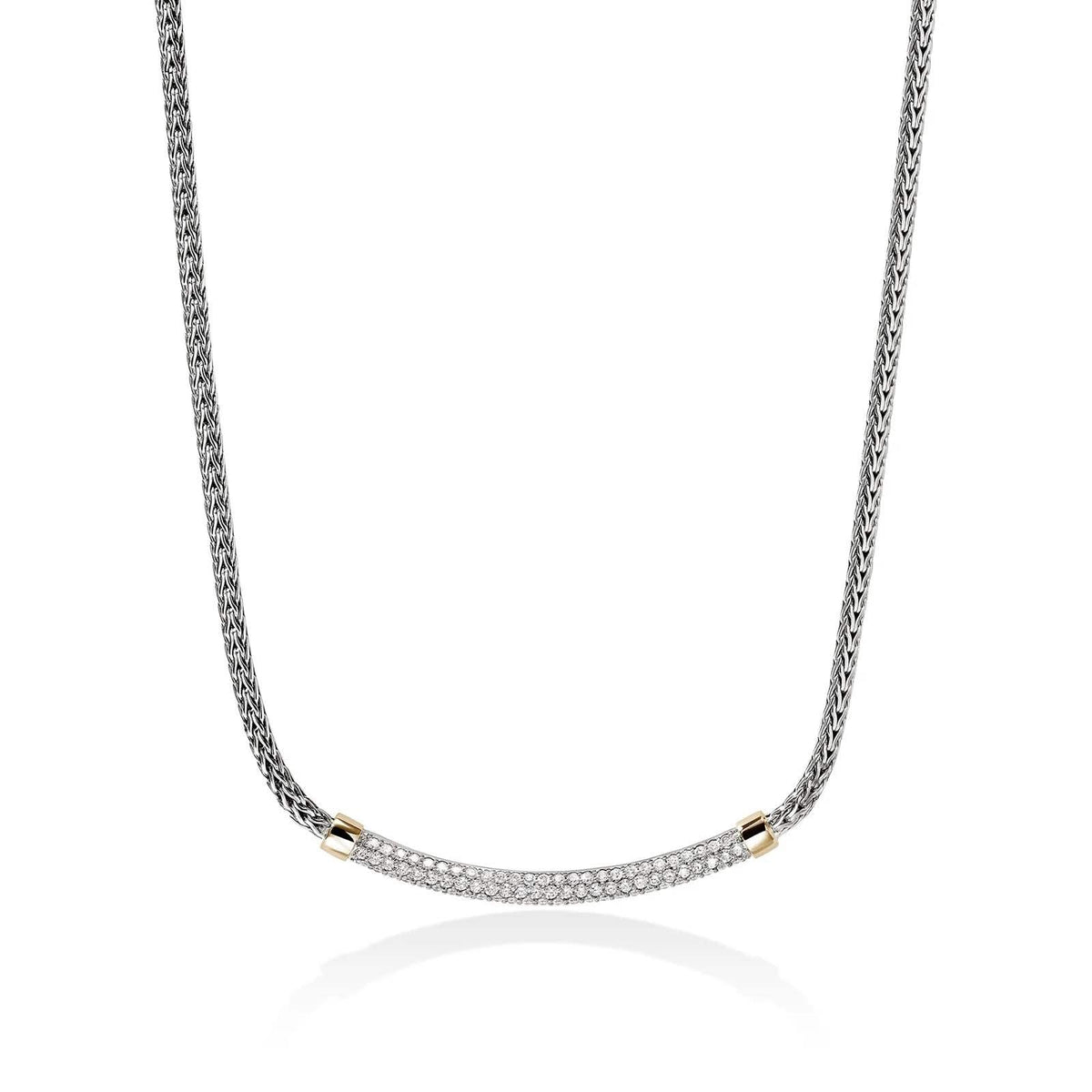JOHN HARDY Essential Diamond Bar Necklace