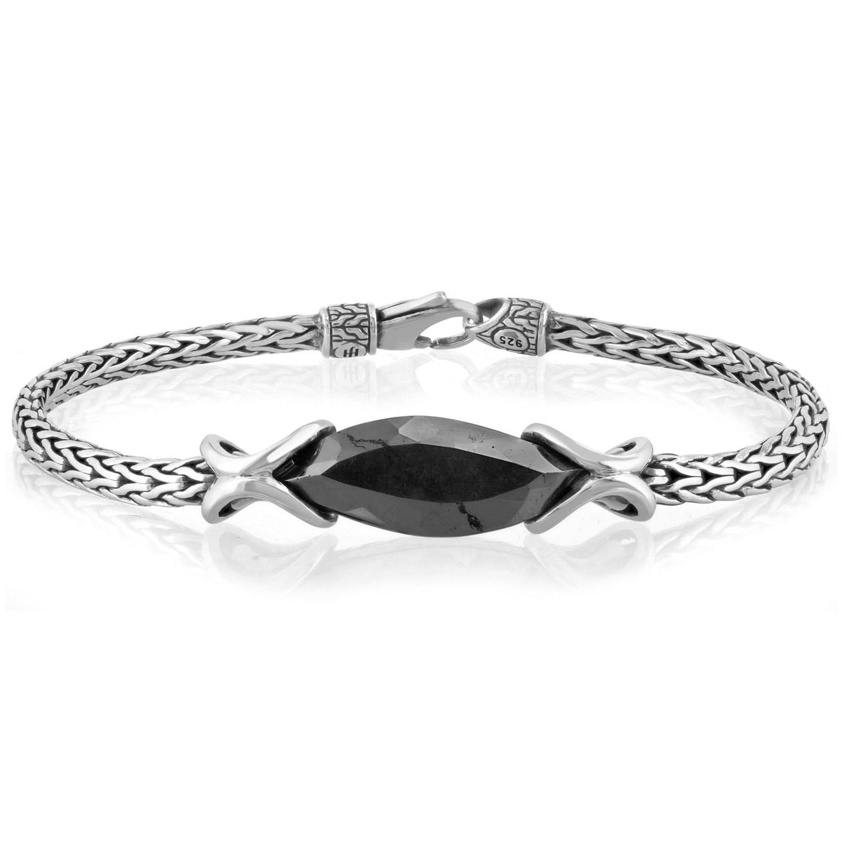 Estate John Hardy Asli Classic Chain Calcite Station Bracelet