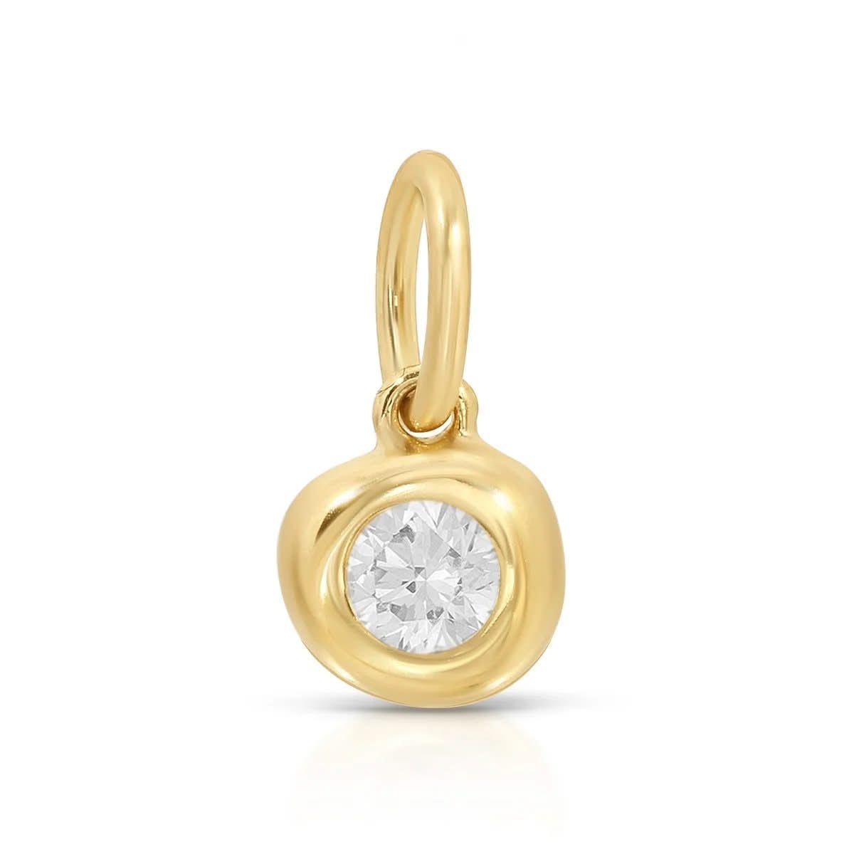 EF COLLECTION Diamond Birthstone Pillow Charm