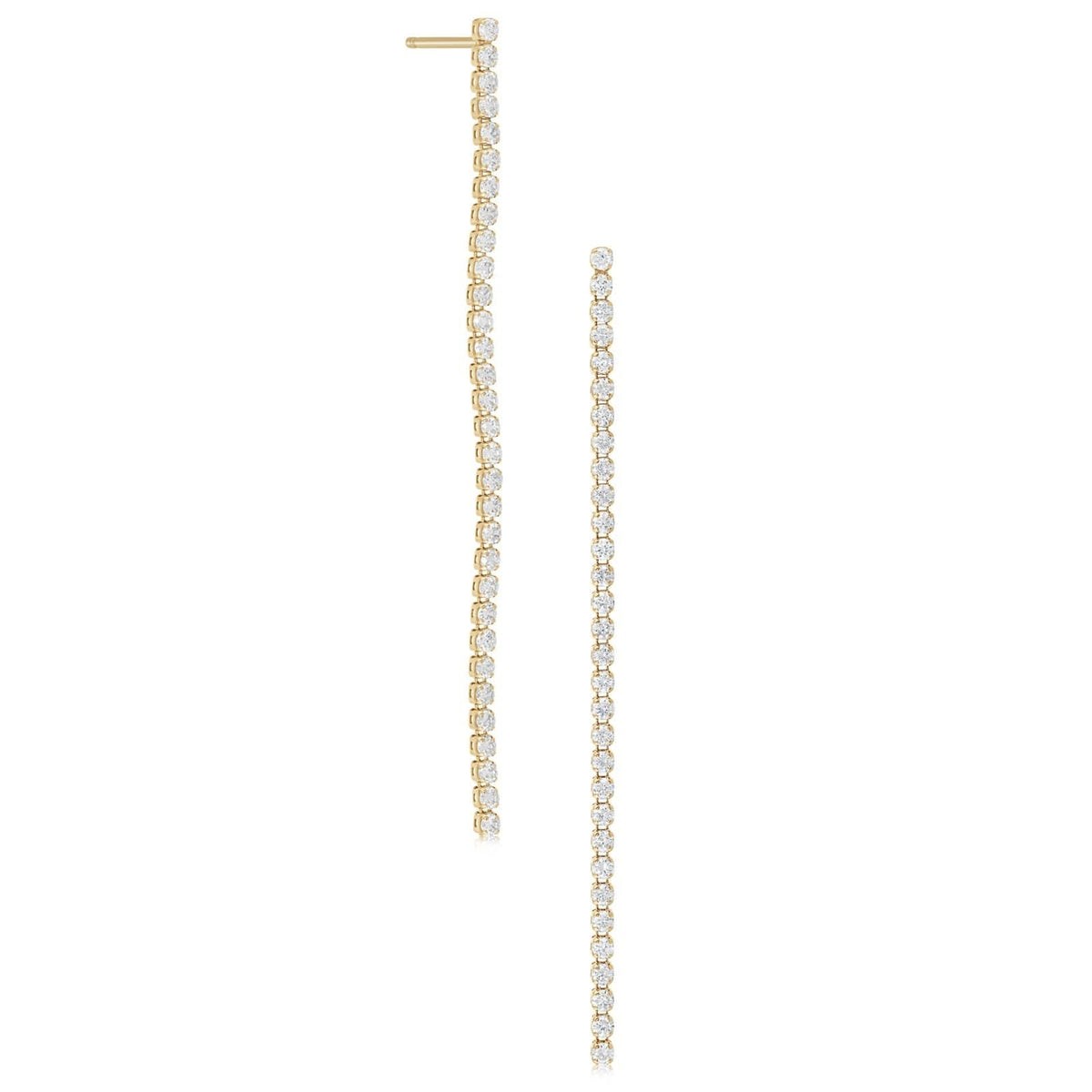 Diamond Dangle Earrings