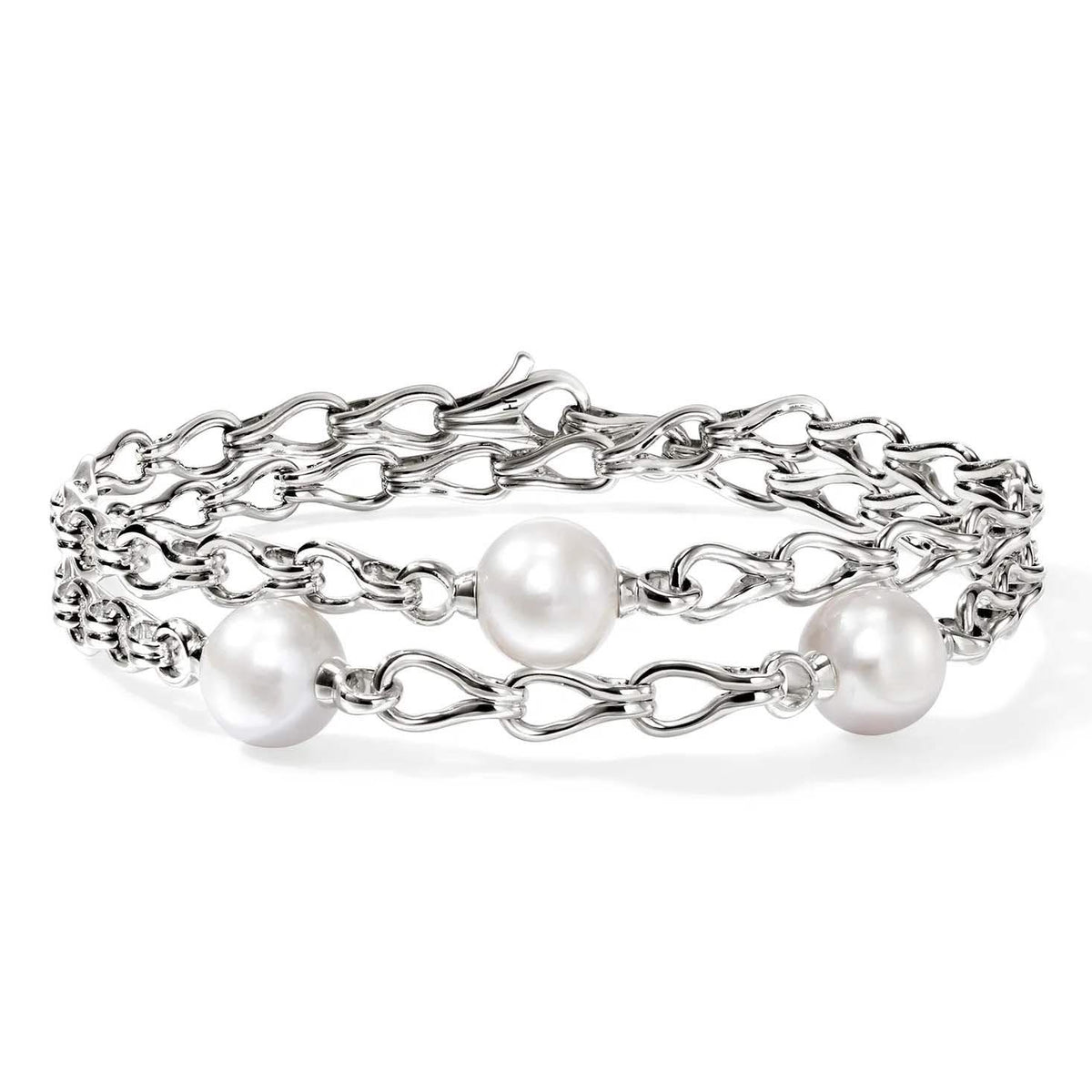 JOHN HARDY Surf Double Wrap Pearl Bracelet