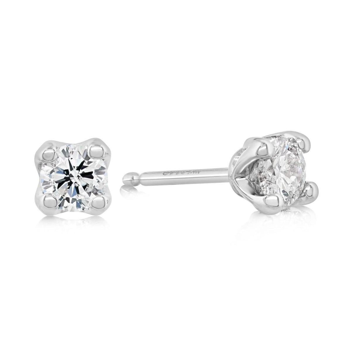 Estate Diamond Stud Earrings