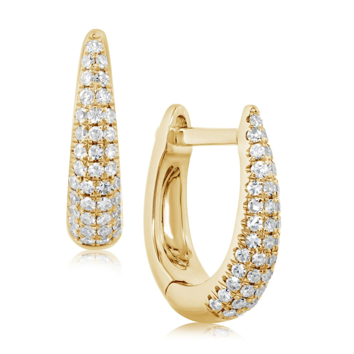 EF COLLECTION Pave Mini Maeve Huggies