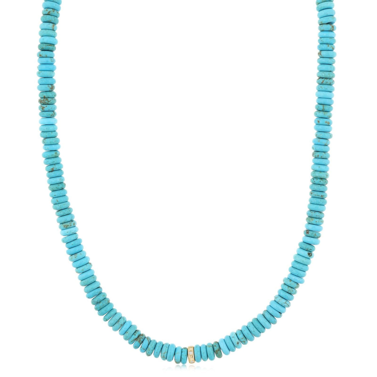 EF COLLECTION Turquoise Beaded Necklace
