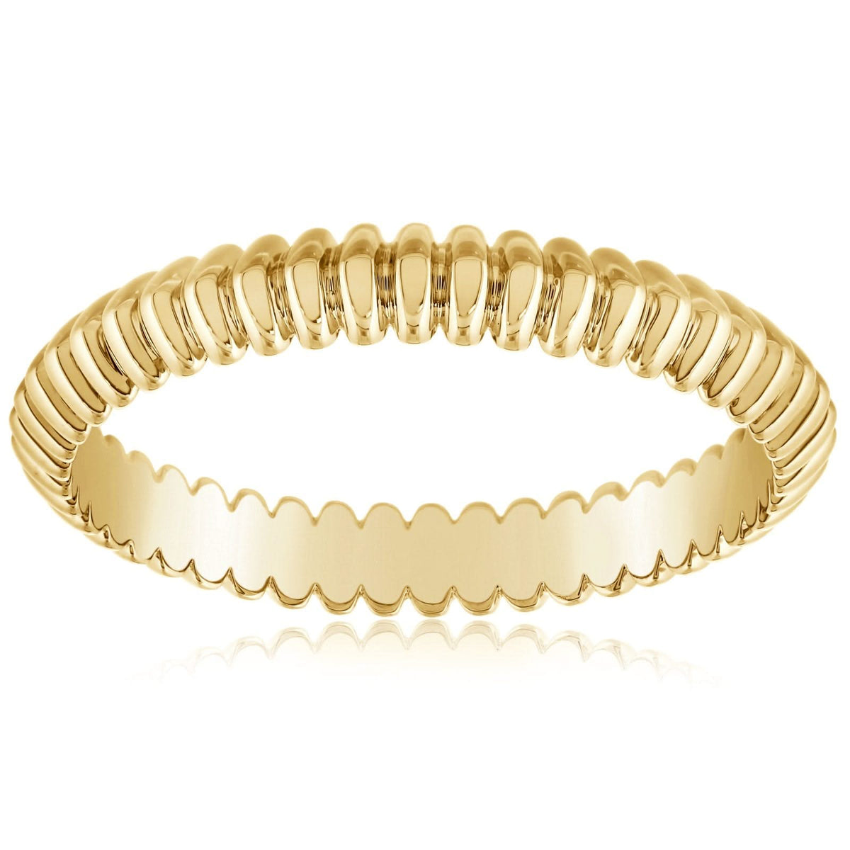 EF COLLECTION Fluted Edge Ring