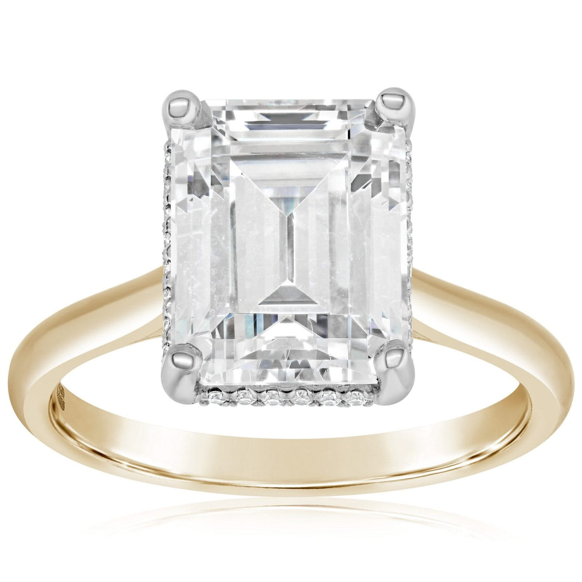 PRECISION SET Diamond Solitaire Engagement Ring Setting