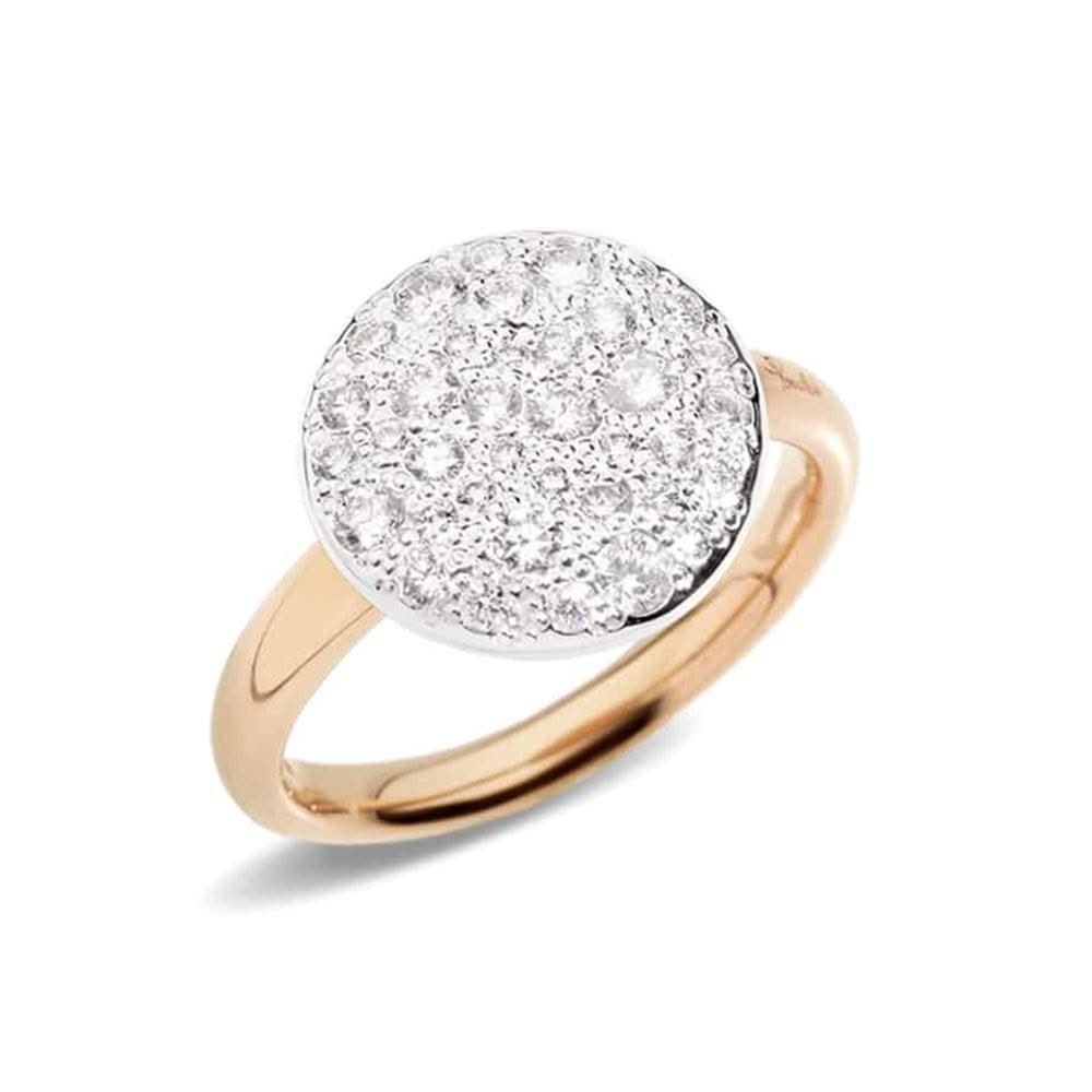 POMELLATO Sabbia Large Diamond Ring