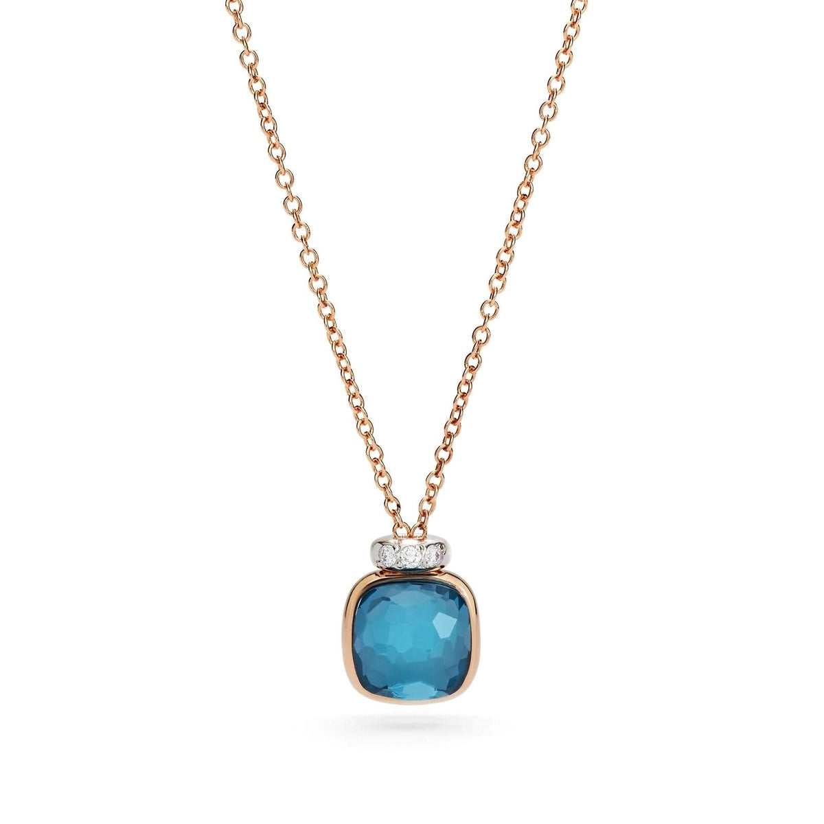 POMELLATO Nudo Mini London Blue Topaz Pendant