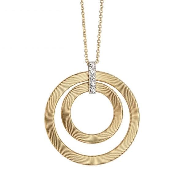 MARCO BICEGO Masai Double Circle Diamond Pendant