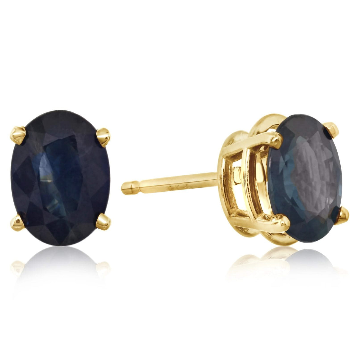 Estate Sapphire Stud Earrings