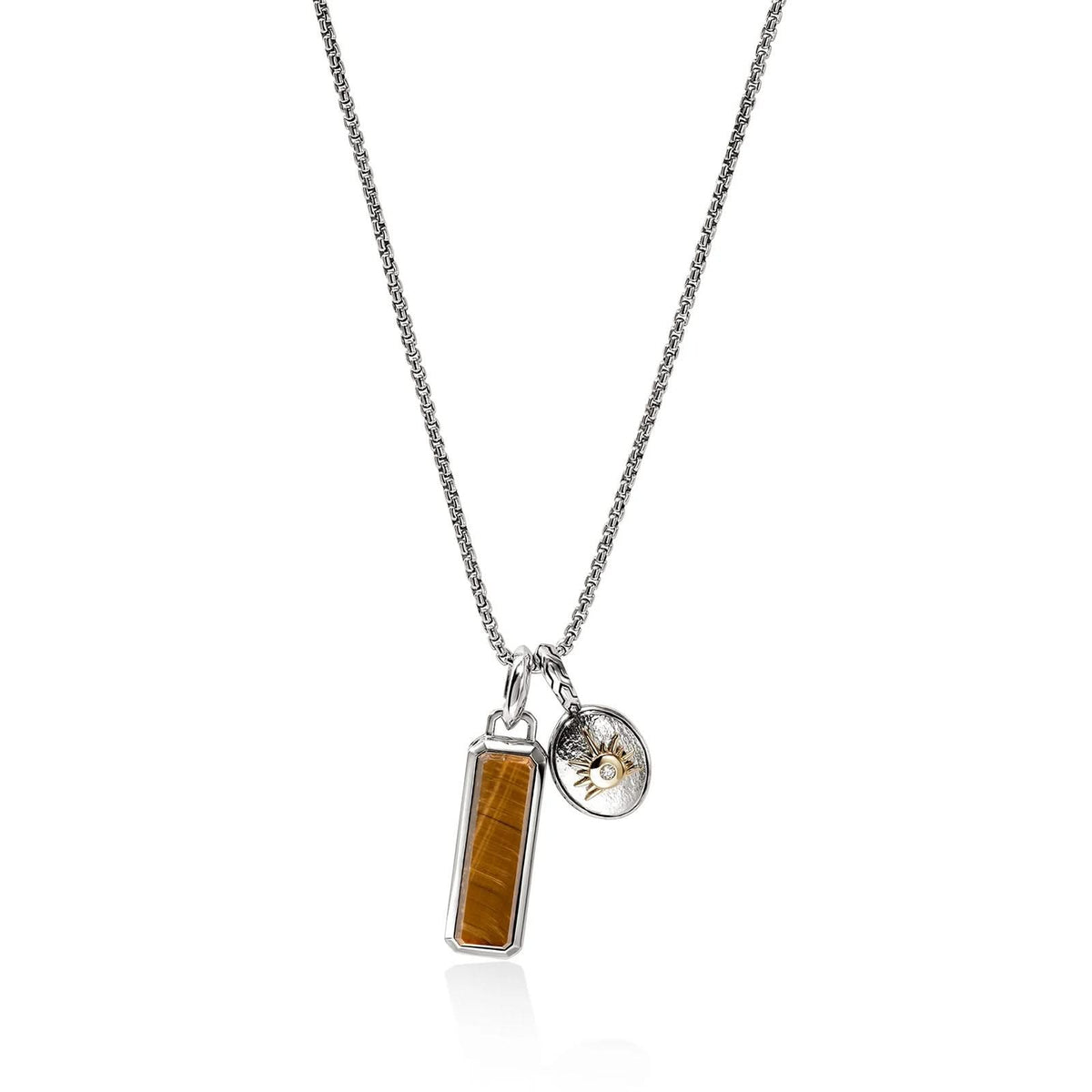 JOHN HARDY Modern Talismans Sun & Tiger Eye Necklace