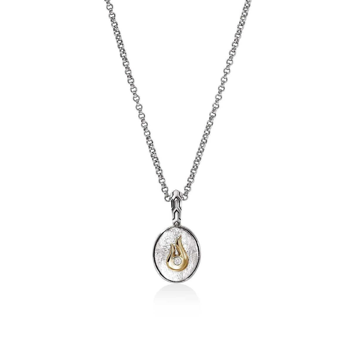 JOHN HARDY Modern Talismans Flame Pendant Necklace