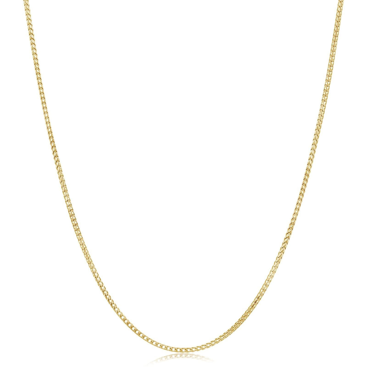 Estate Gold Foxtail Chain Necklace