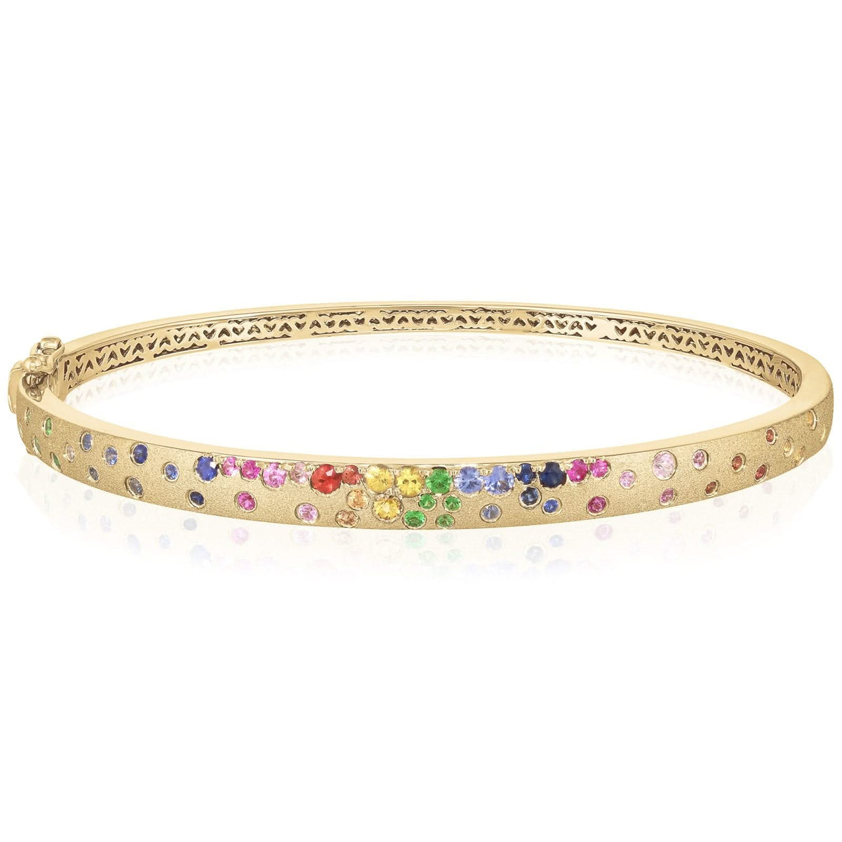 DILAMANI Rainbow Confetti Narrow Bangle