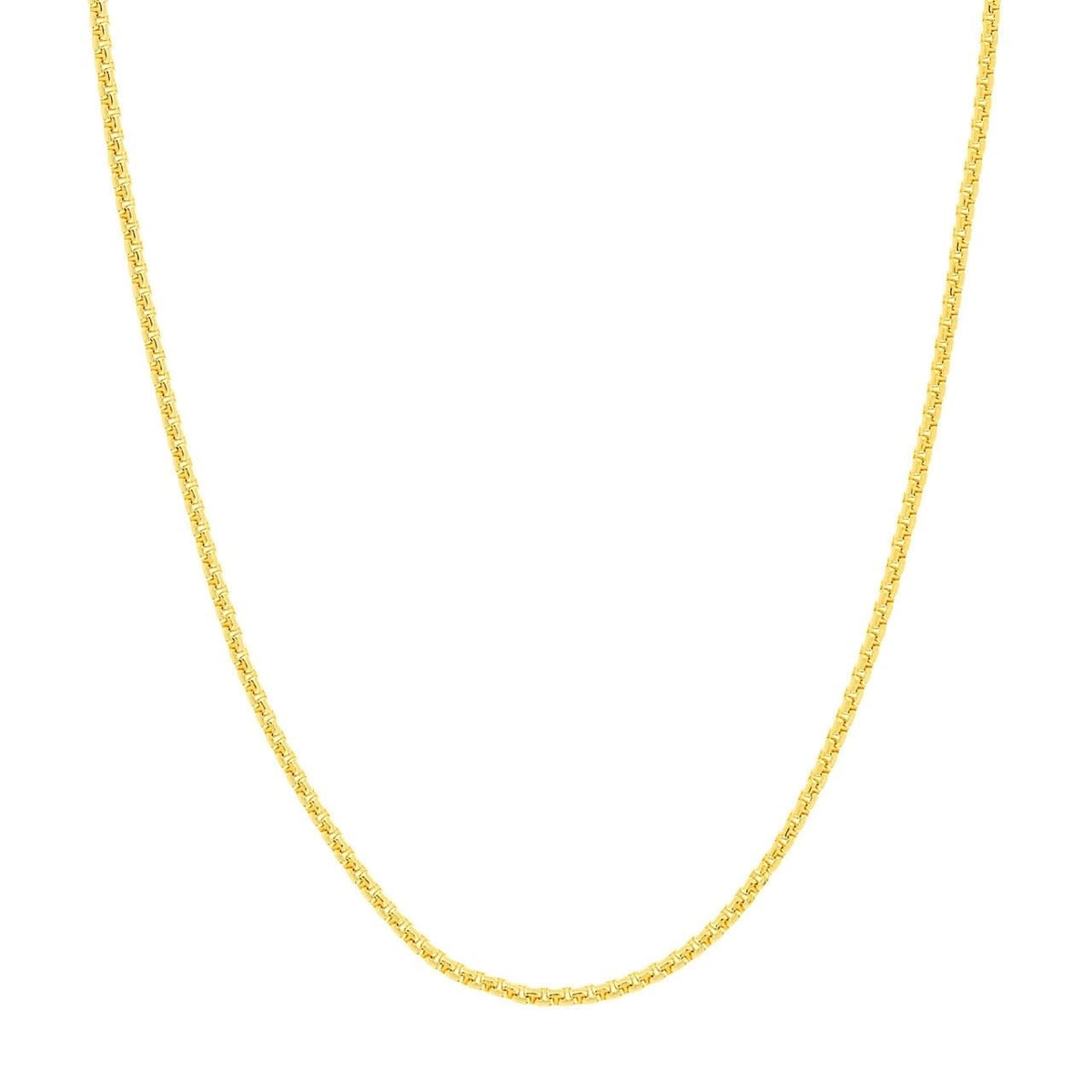 2.7mm 20" Solid Round Box Chain