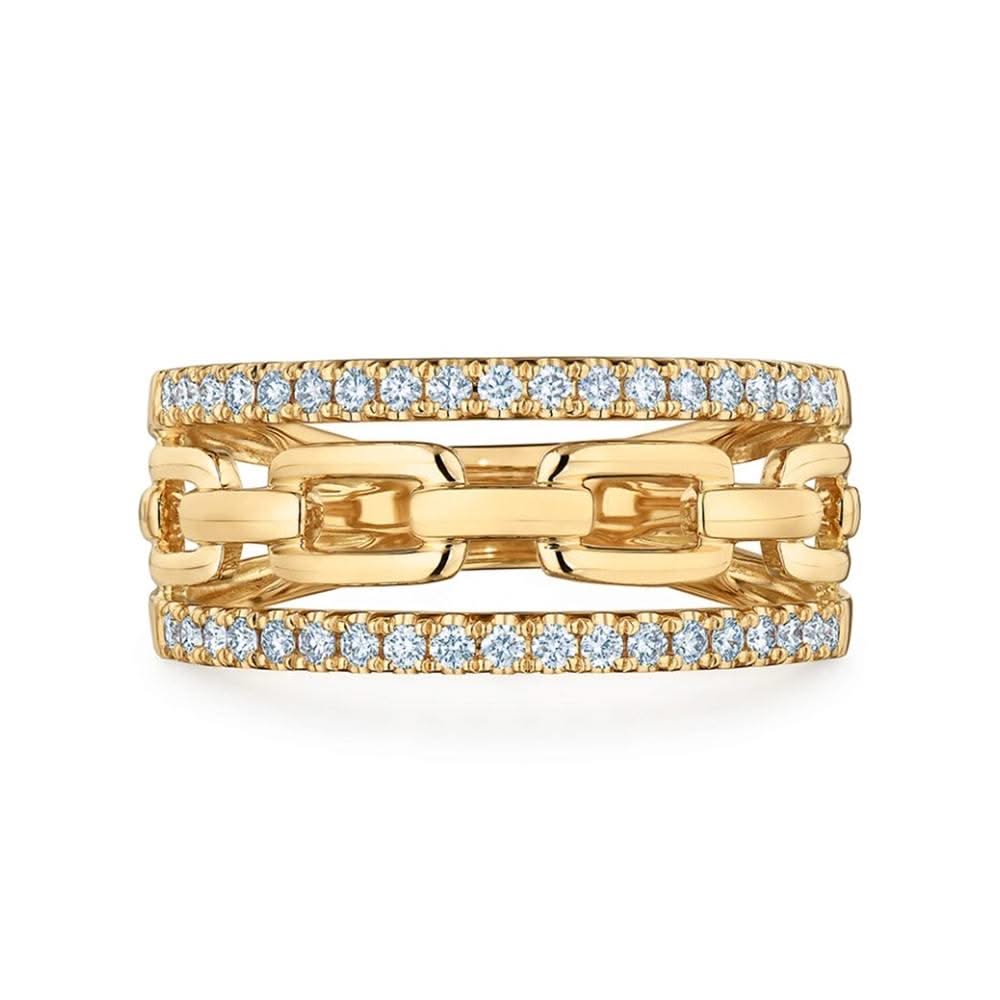 KWIAT Madison Avenue Chain Link Diamond Ring
