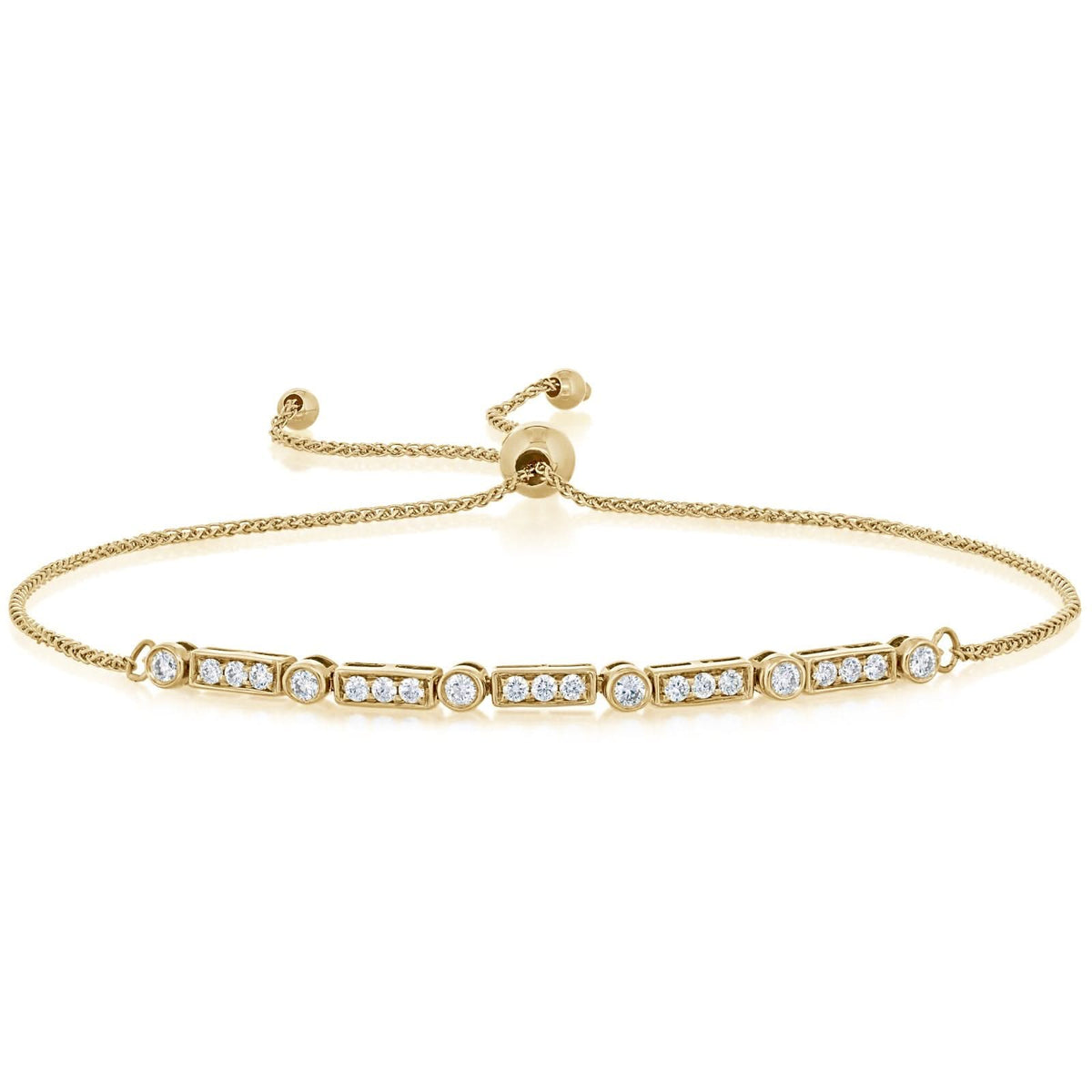 Diamond Bolo Bracelet