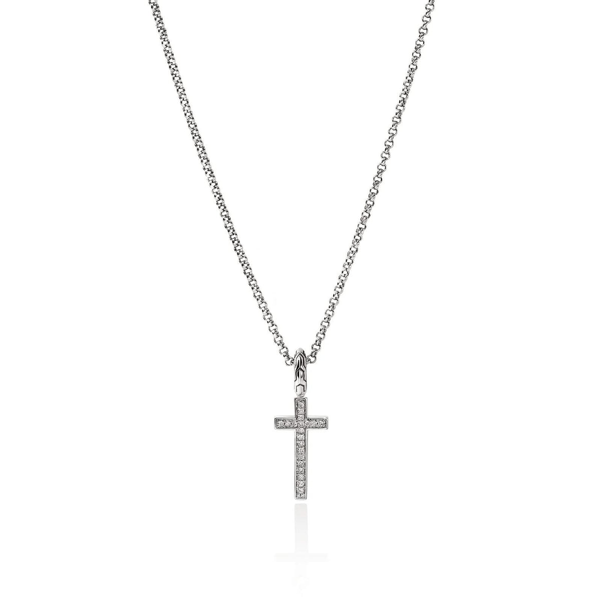 JOHN HARDY Essential Diamond Cross Necklace