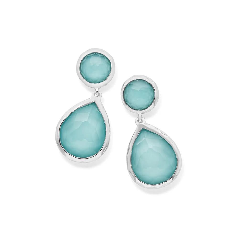 IPPOLITA Rock Candy Snowman Earrings in Turquoise