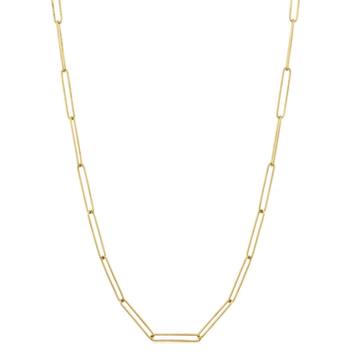 JILL DUZAN 24'' Textured Paperclip Chain