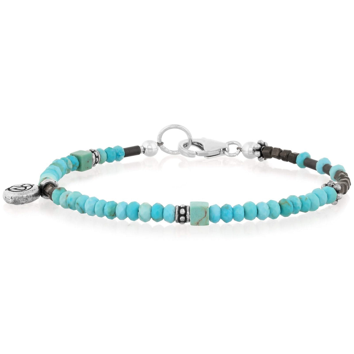 JILL DUZAN Turquoise Rondelle Bracelet