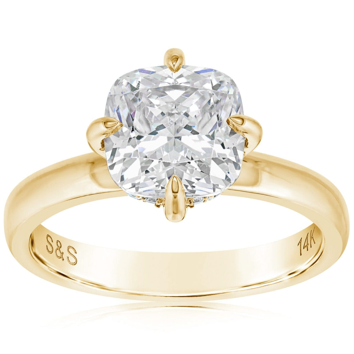 Hidden Halo Engagement Ring Setting